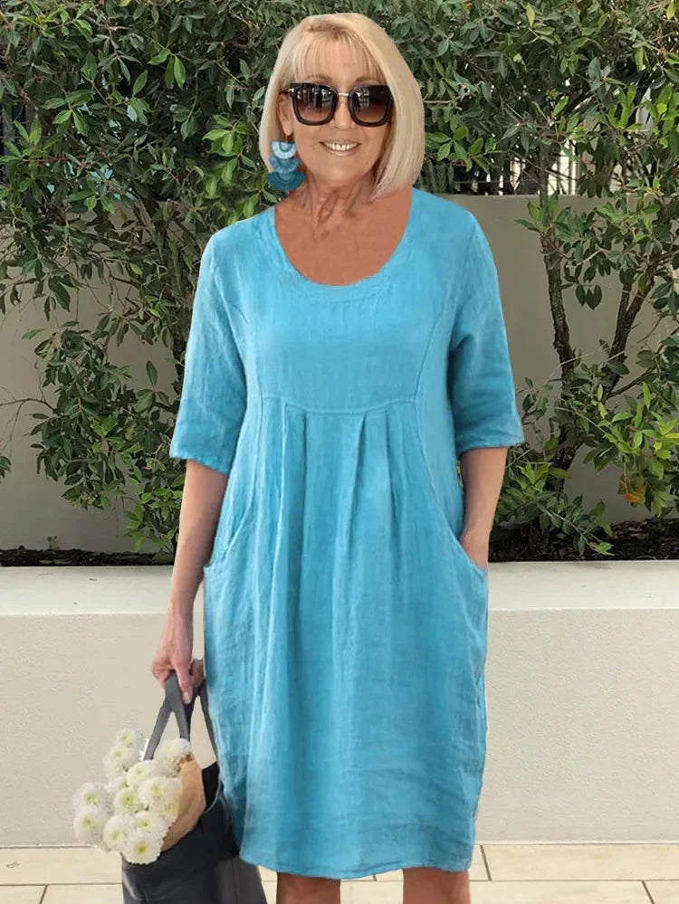 Kate Cotton Sommerkleid mit Taschen