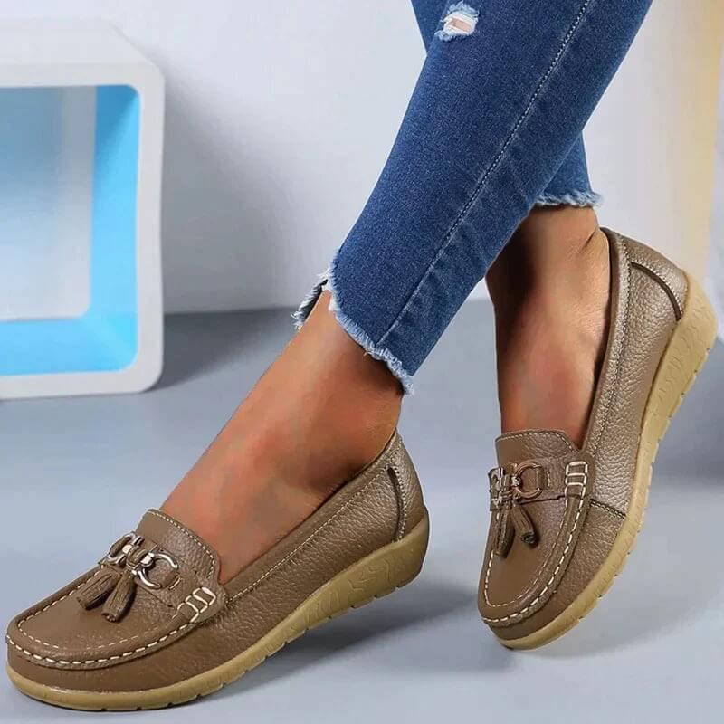Bibi Lou™ - ortopediska läderloafers