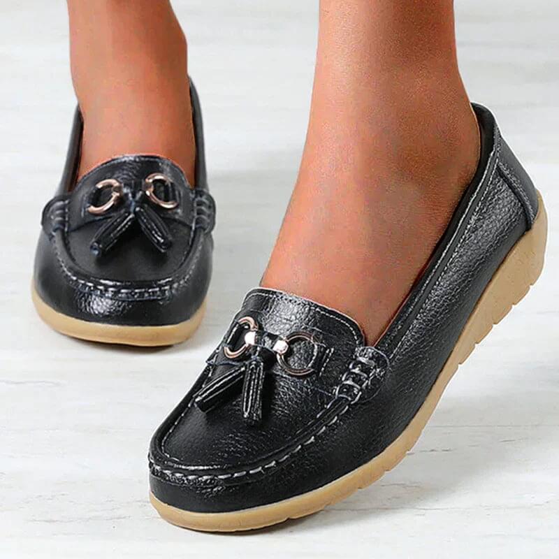 Bibi Lou™ - ortopediska läderloafers
