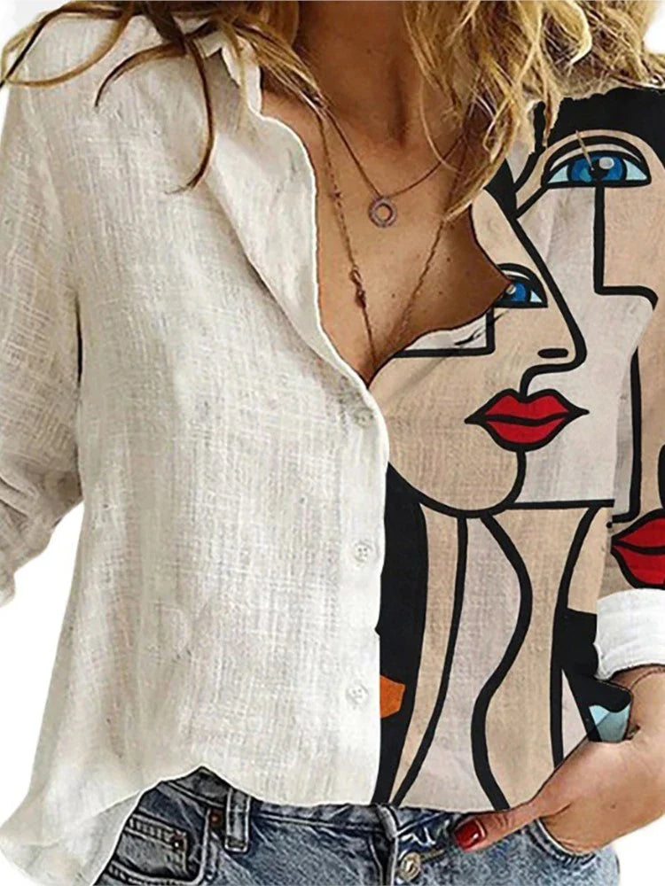 Sommerliche Blusen im Retro-Look für Frauen