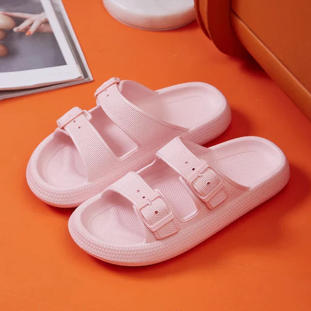 Frauen - Verstellbare Wolkenpantoffeln - Gummi - Sommer