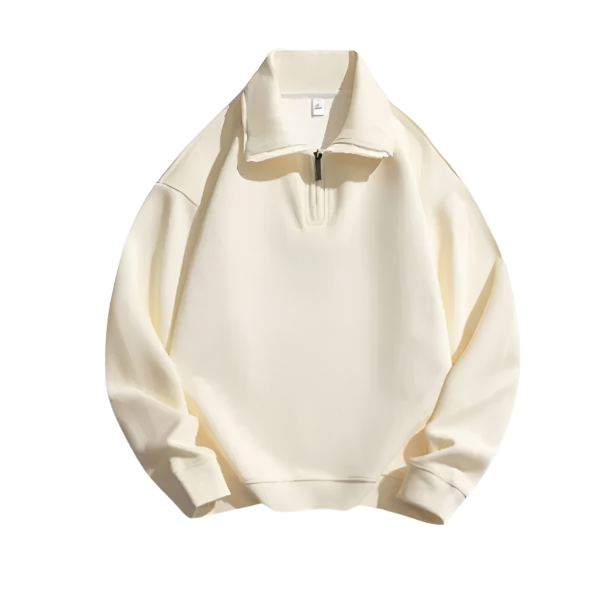 Männer - Sweatshirt - Halber Reißverschluss Design - Winter