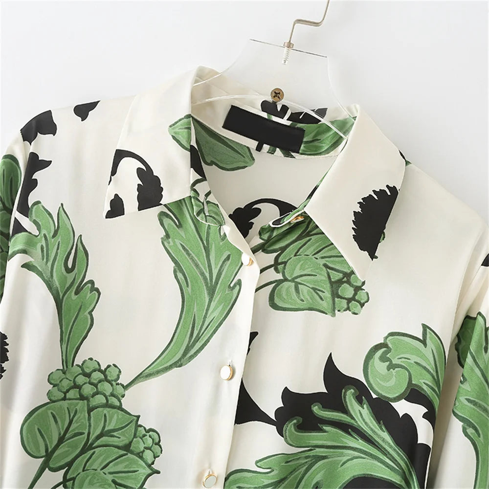 Damen - Lässiges Hemdkleid mit Umlegekragen und Gürtel - Alle Jahreszeiten