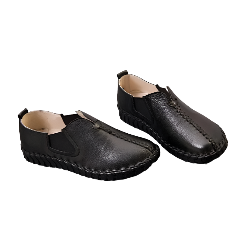 Damen- Schuhe- flach- einfarbig- Kunstleder- Sommer