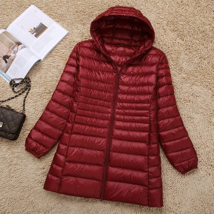 Damen - Jacke - Kapuzenpulli - Plus Size - Winter