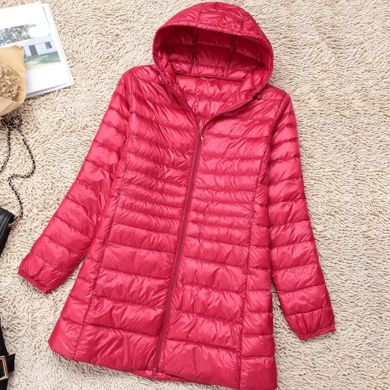 Damen - Jacke - Kapuzenpulli - Plus Size - Winter