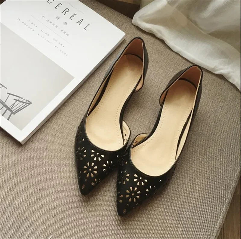 Damen- Sandalen- Schlupf- spitze Zehen- Gummi- Sommer