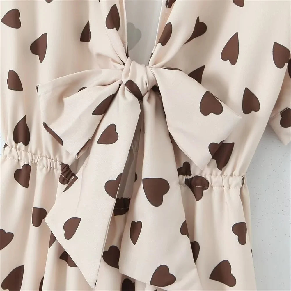 Frauen - Kleid - Eng anliegend, Pendeln - Innenfutter, Love Print - Herbst