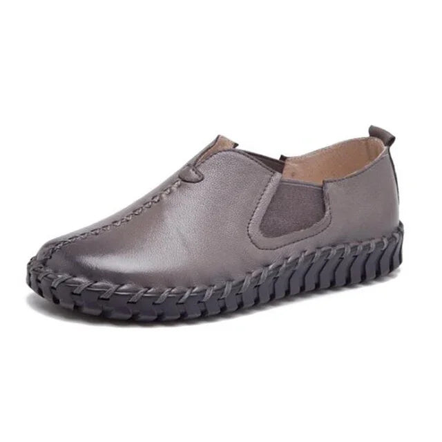 Damen- Schuhe- flach- einfarbig- Kunstleder- Sommer