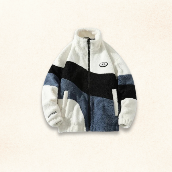Männer - Jacke - Vintage Fleece - Übergröße - Winter