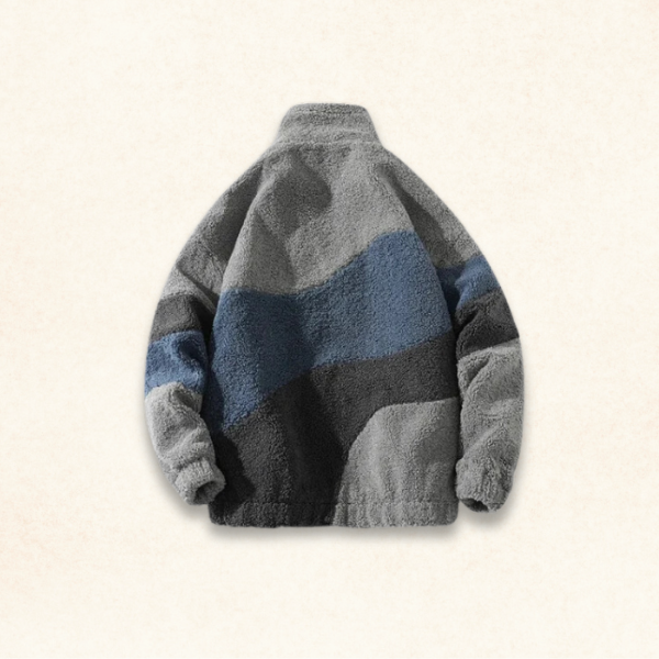 Männer - Jacke - Vintage Fleece - Übergröße - Winter