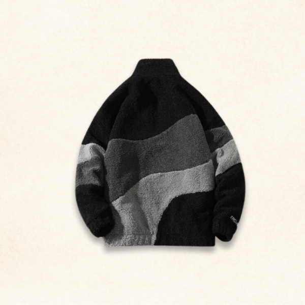 Männer - Jacke - Vintage Fleece - Übergröße - Winter
