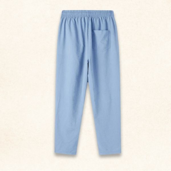 Vintage Kurzarm-Hose mit Kordelzug Sommer-Set für Männer
