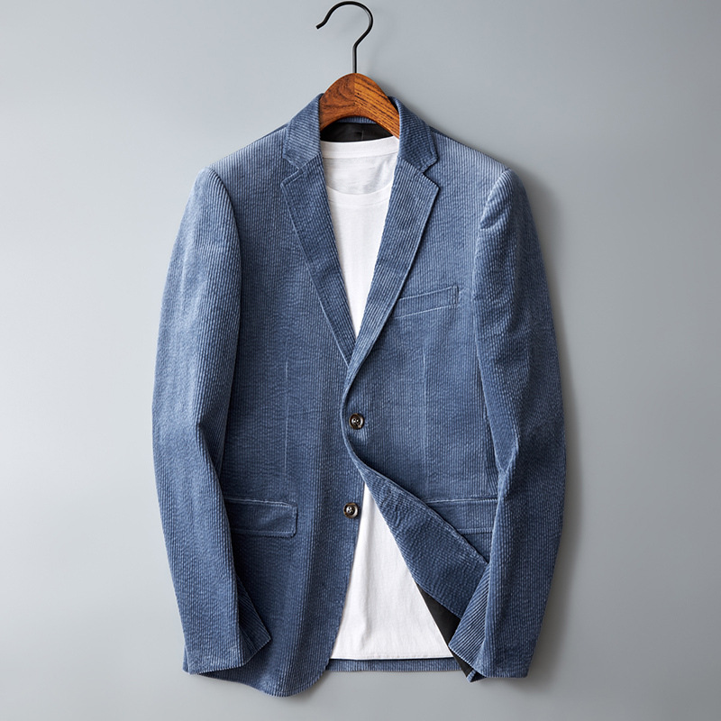 Männer - Anzug - Slim Fit Corduroy - Mode Retro Casual - Winter