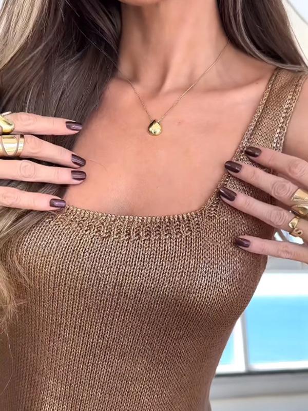 Ärmellose schicke Frauen Tops