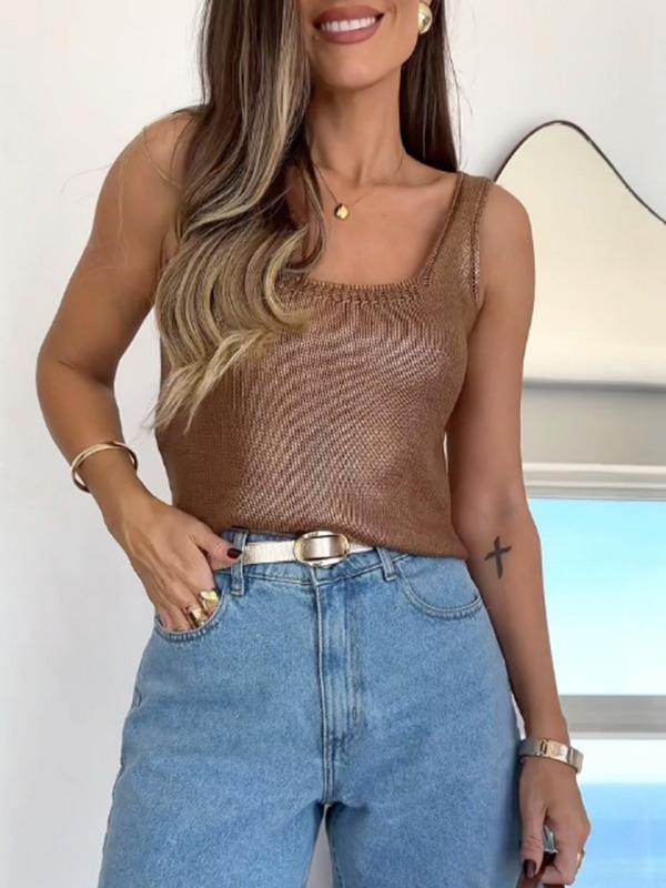 Ärmellose schicke Frauen Tops