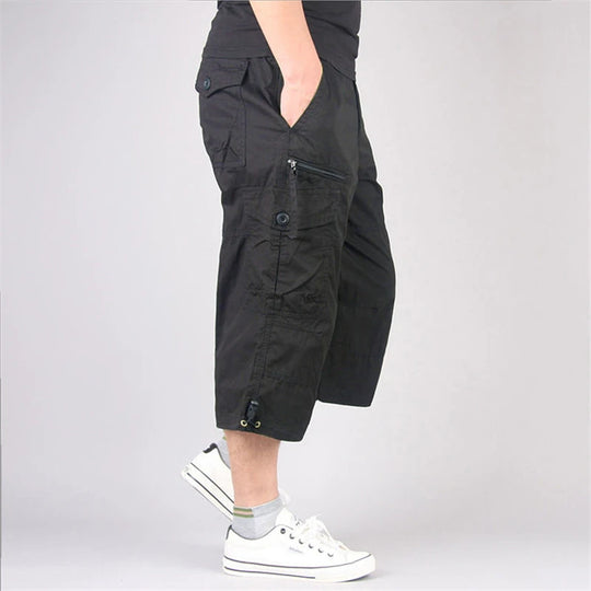 Filip Multi-Pocket Casual Baumwolle Elastische Hosen Taktische Shorts