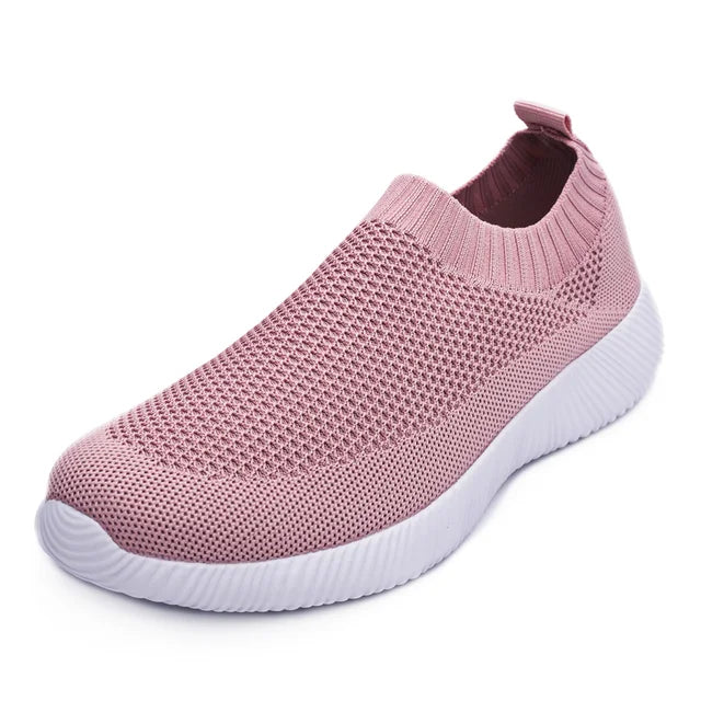 Damen- Schuhe- Slip on luftige Sportschuhe- Mesh- Sommer