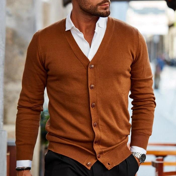 Stef Vest Lässiger Cardigan für Herren