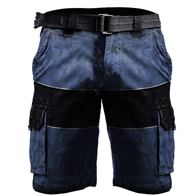 Emil Retro Kniebundhosen Strand Denim Shorts