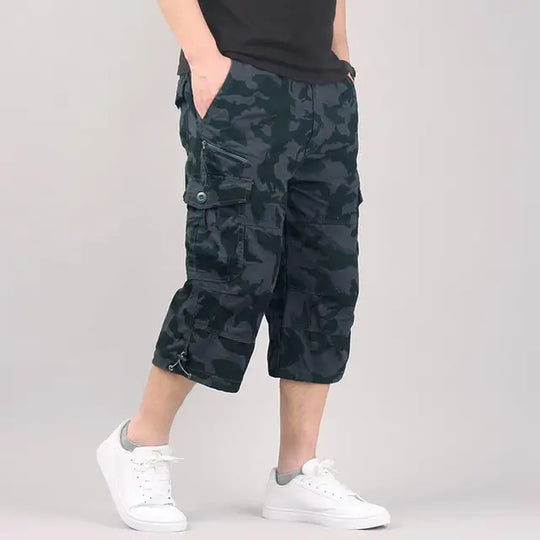 Filip Multi-Pocket Casual Baumwolle Elastische Hosen Taktische Shorts