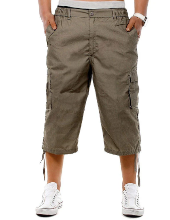 Shorts mit Klappentaschen und Kordelzug für Männer in Streetwear