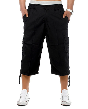 Shorts mit Klappentaschen und Kordelzug für Männer in Streetwear