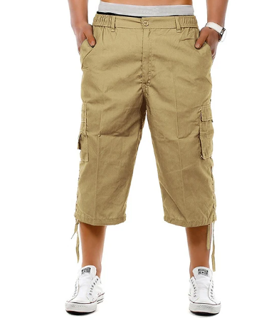 Shorts mit Klappentaschen und Kordelzug für Männer in Streetwear