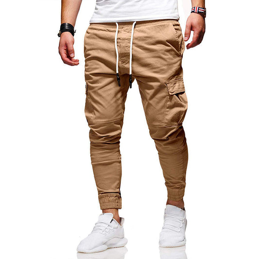 Cargohose mit mehreren Taschen und Kordelzug