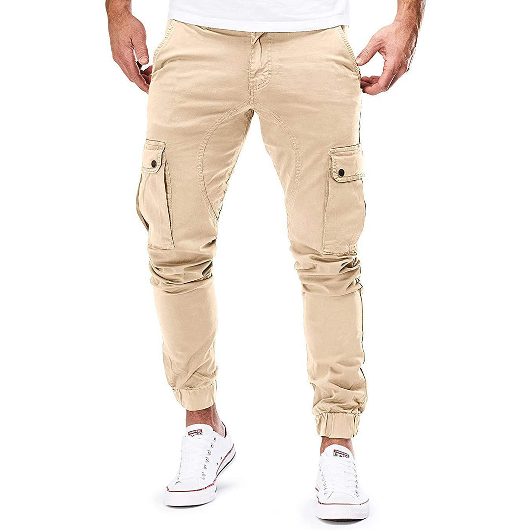 Cargohose mit mehreren Taschen und Kordelzug