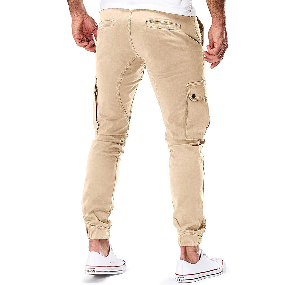 Cargohose mit mehreren Taschen und Kordelzug