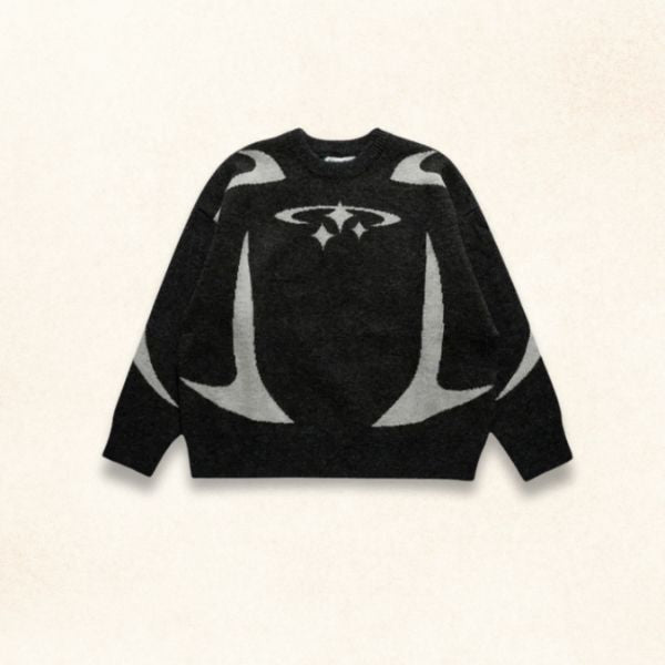 Männer - Pullover - Sternmuster - Ästhetik - Winter