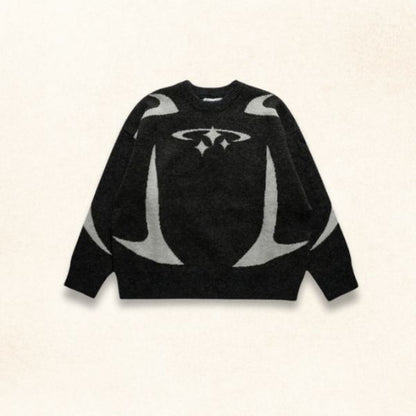 Männer - Pullover - Sternmuster - Ästhetik - Winter