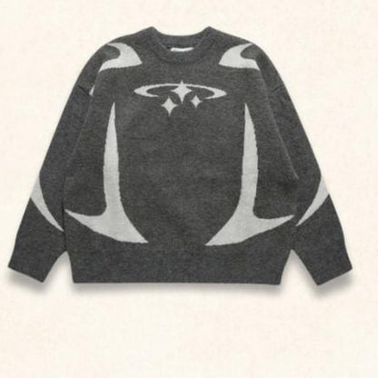 Männer - Pullover - Sternmuster - Ästhetik - Winter