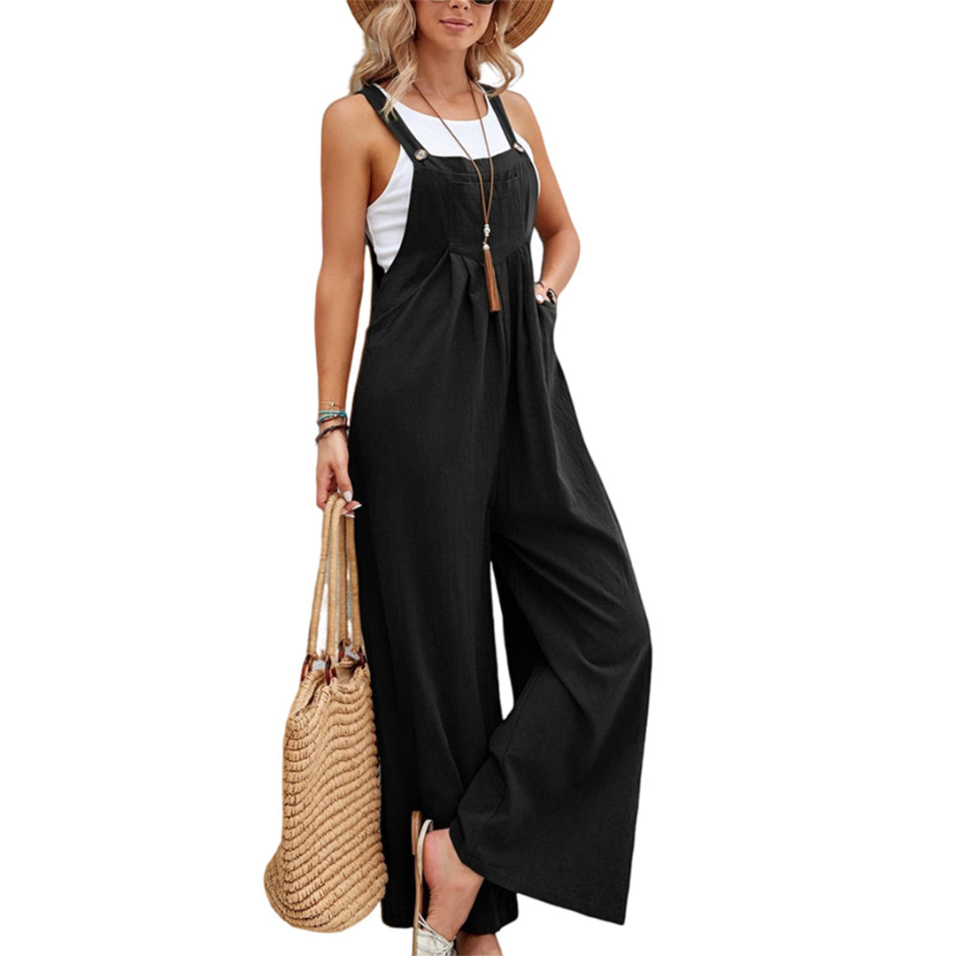 Lässiger Jumpsuit mit mittelgroßen Taschen