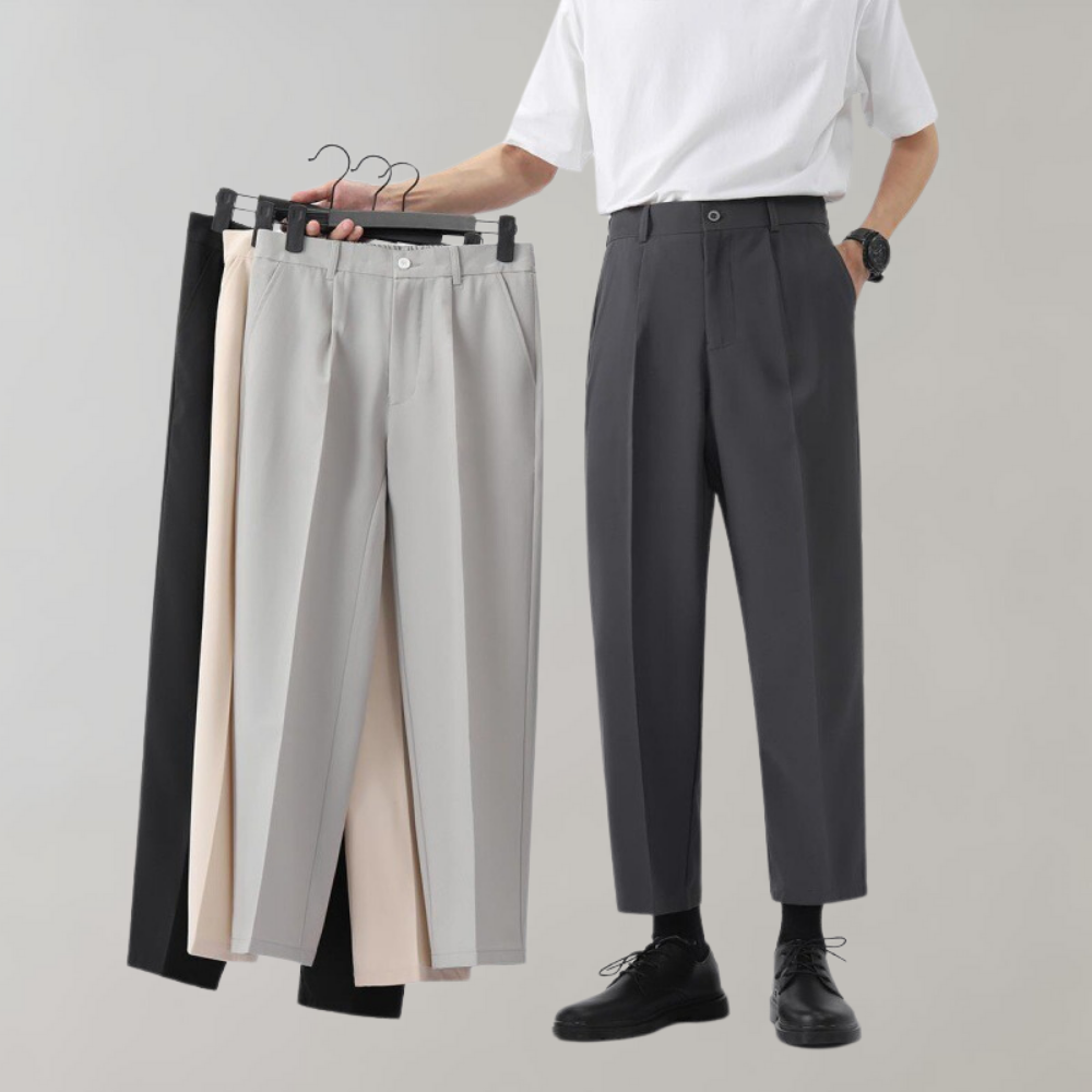 Stilvolle Chino-Hose mit geradem Schnitt