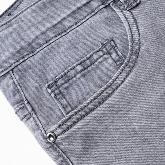 Gerade geschnittene taillierte Jeans