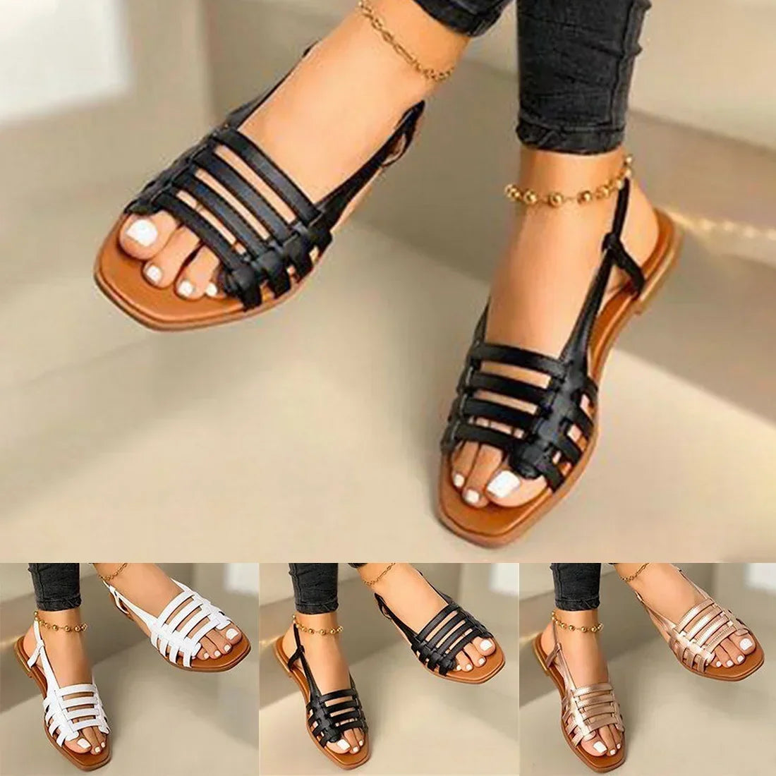 Frauen -Trendige Sandalen - Sommer