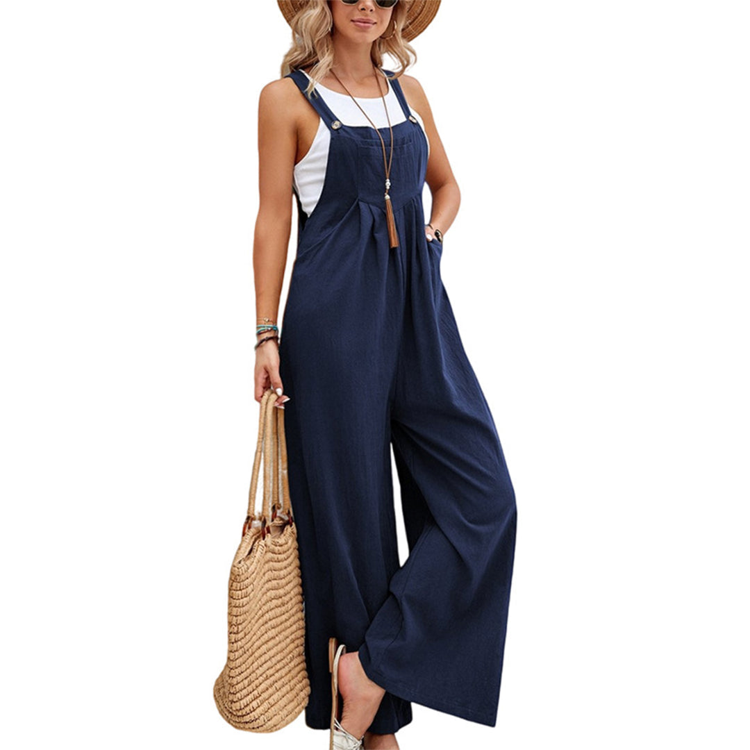 Lässiger Jumpsuit mit mittelgroßen Taschen