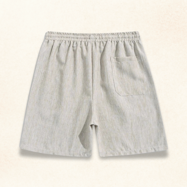Beige Herren Sommer-Casual-Shorts