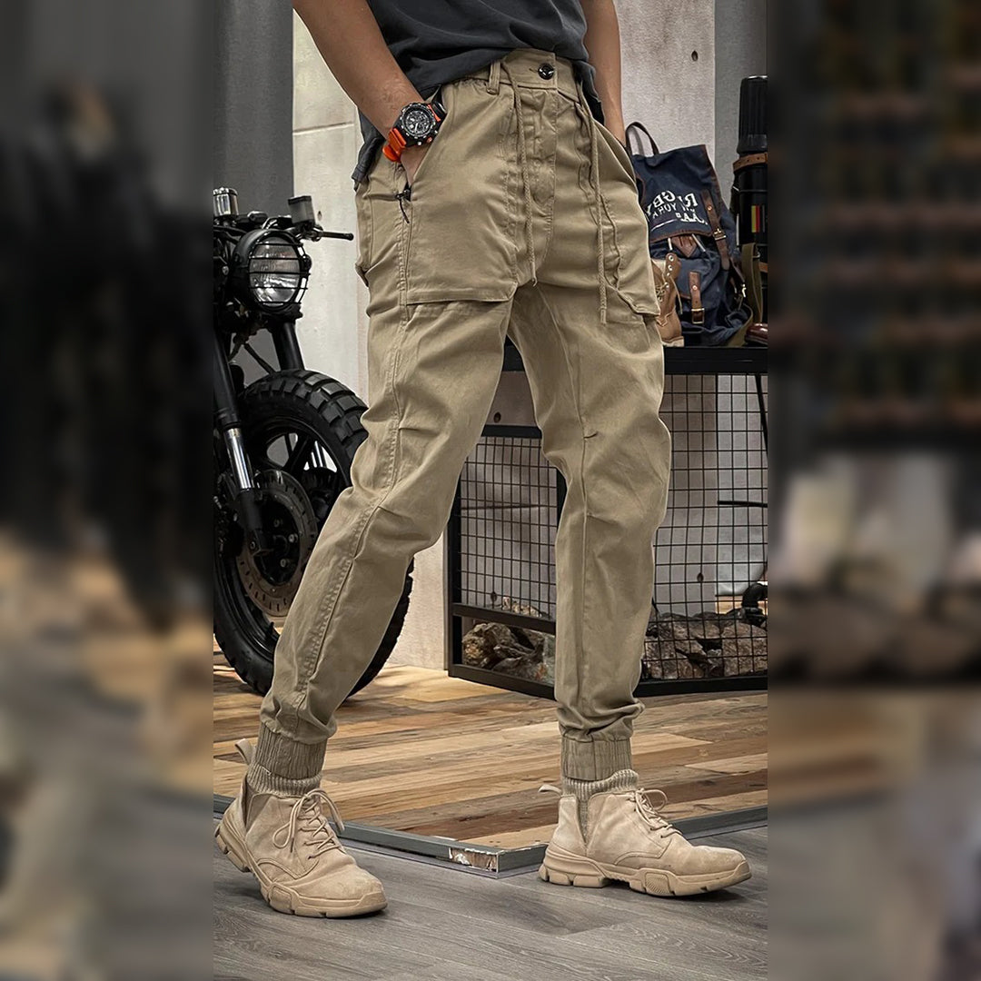 Slim Fit Cargo Hose mit dehnbarem Stoff