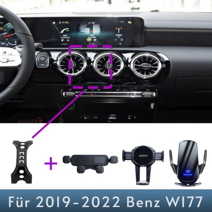 Mercedes A-Klasse W177 Autotelefonhalterung mit kabelloser Ladefunktion