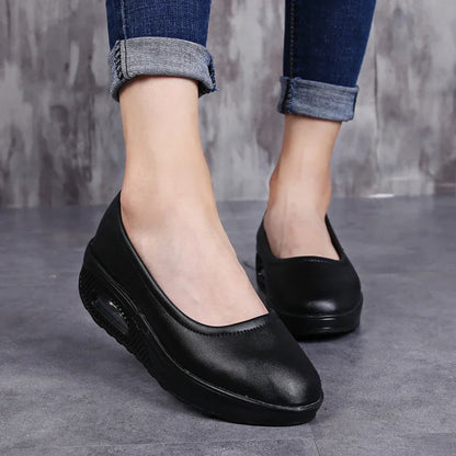 Damen- Schuhe- lässig Slip on- einfarbig- Mesh- Sommer