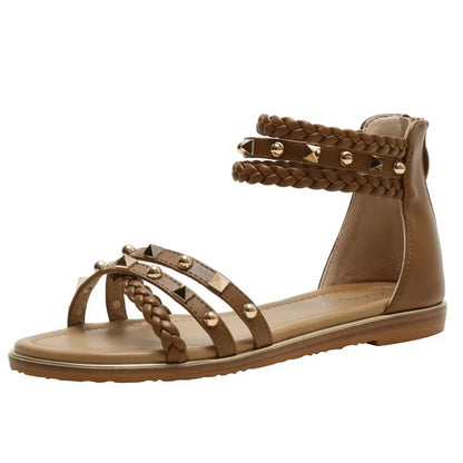 Damen - Sandalen - PU/Synthetik - Gladiator - Boho - Überschuhe - Sommer