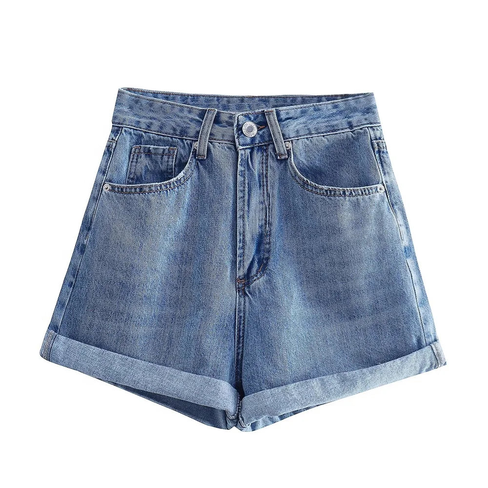 Damen - Shorts - Lässig - Lose Denim - Sommer