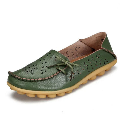 Damen- Schuhe- flach- hohl- rutschen auf- Gummi- Sommer