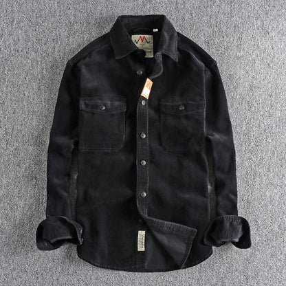 Männer - Hemd - Vintage Corduroy - Lose - Winter