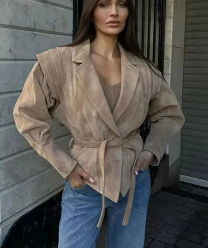 Frauen - Jacke - Leder - Vielseitig - Herbst