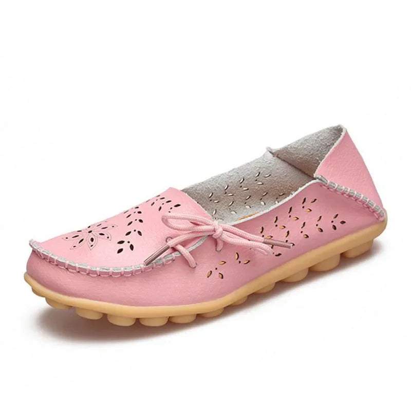 Damen- Schuhe- flach- hohl- rutschen auf- Gummi- Sommer