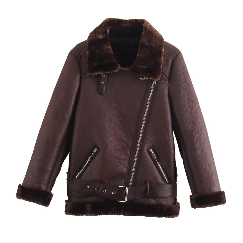 Damen - Jacke - Polokragen, Reißverschluss-Verzierung - Casual - Herbst